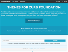 Tablet Screenshot of foundationmade.com